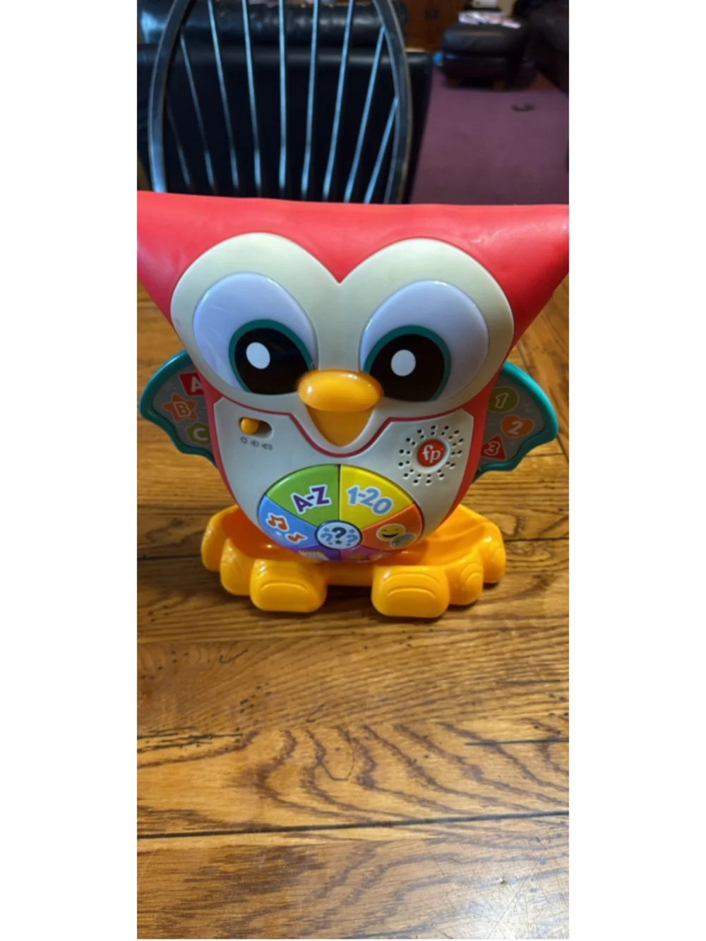 Fisher Price Light Up and Learn Owl Bounce Beats, Triangle Play Toy
